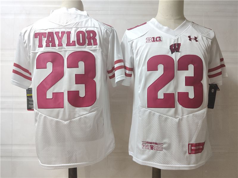 Men Wisconsin Badgers #23 Taylor White Elite 2025 NCAA Jersey->ncaa teams->NCAA Jersey